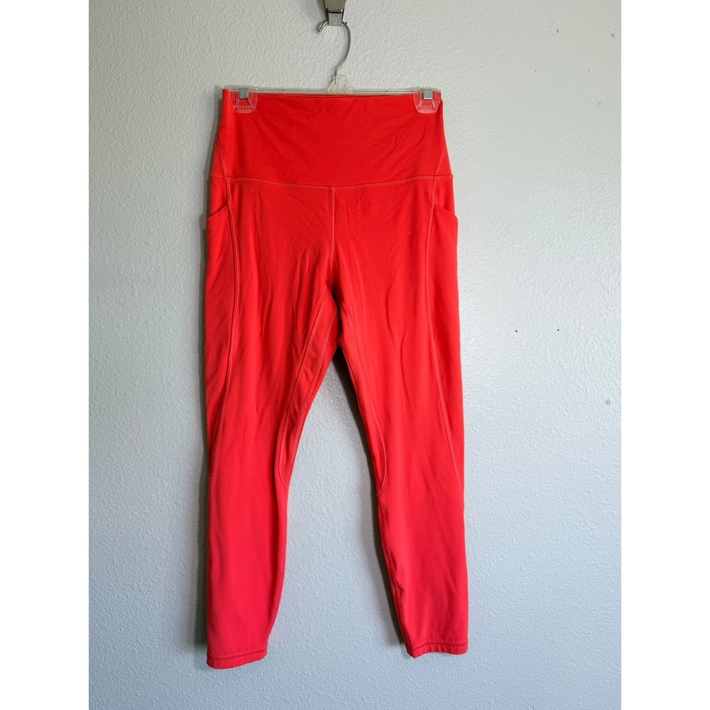 Lululemon Align High-Rise Pant with Pockets 25 Lip Gloss Pink Nulu Leggings 8
